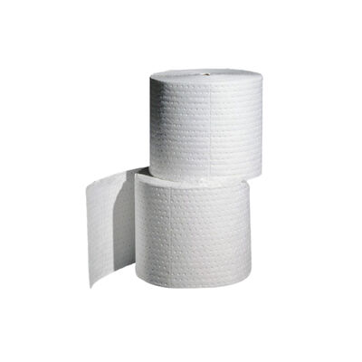 Perforated Tear Off Oil Sorbent Pads Roll Form Oil Only Absorbent Sheets