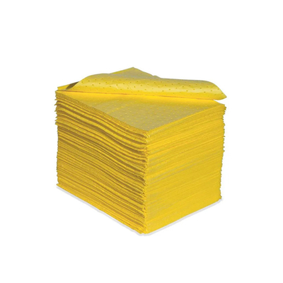 Buen precio Alfombra absorbente química de polipropileno soplado por fusión para uso en laboratorio y fábrica en línea