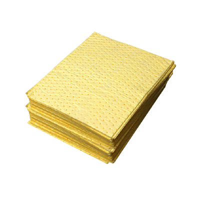 Buen precio Almohadillas absorbentes químicas no tejidas de 40x50cm para kits industriales de materiales peligrosos en línea