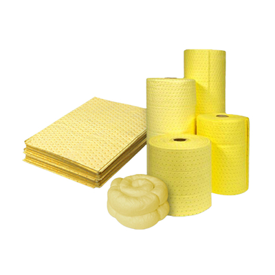 Buen precio 3mm HazMat Pads Absorbente para derrames de productos químicos peligrosos corrosivos 15 X 18 pulgadas en línea