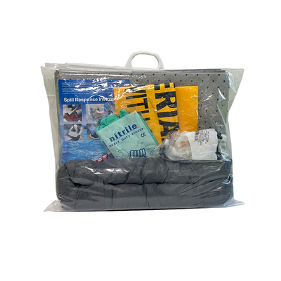 Buen precio 15L Portable universal de propósito general Kit de respuesta de emergencia de derrame para solvente general en línea