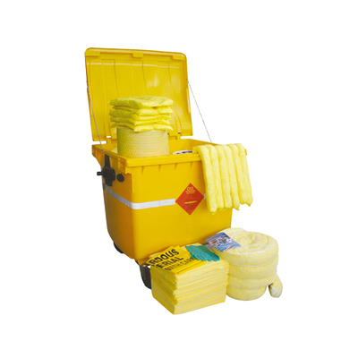 Guter Preis 360L Rollcontainer Chemikalien-Bindemittel-Set für Säuren und Laugen Online