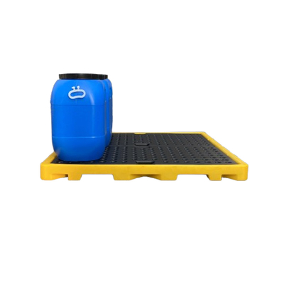 Giá tốt. Pallet chứa thứ cấp 2 phuy 150 lít cho dầu và hóa chất trực tuyến