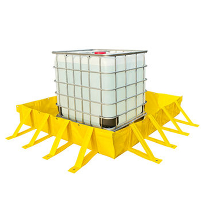 Buen precio Contención de derrames de petróleo plegable Berm Impermeable Cisterna de combustible químico Derrames de recogida Berms en línea
